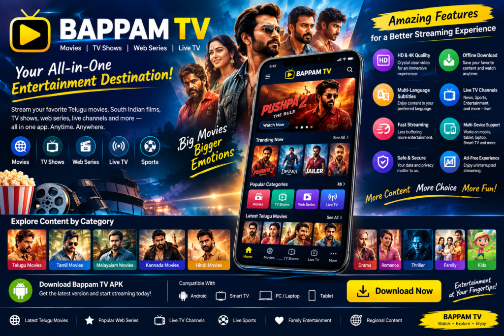 Bappam TV Apk Download